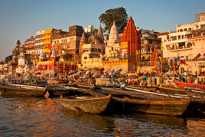 De heilige stad Varanasi