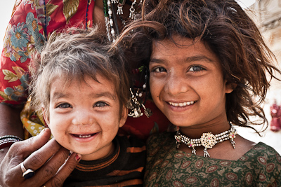 Kinderen in Jaisalmer