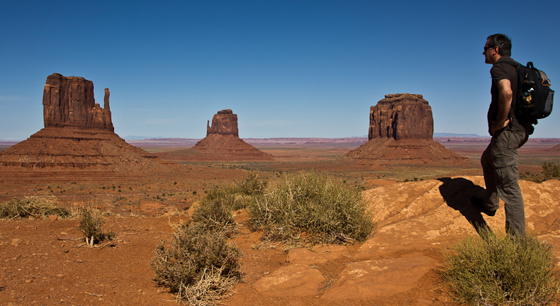 Jan bij Monument Valley