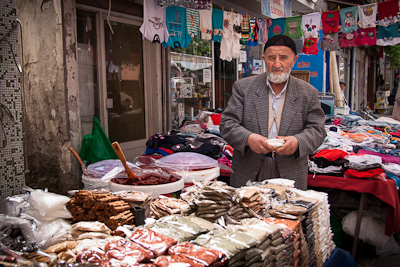 marktkoopman in Balat