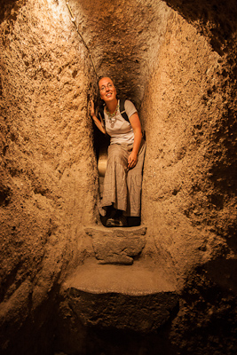 Petra in de ondergrondse stad Kaymakli