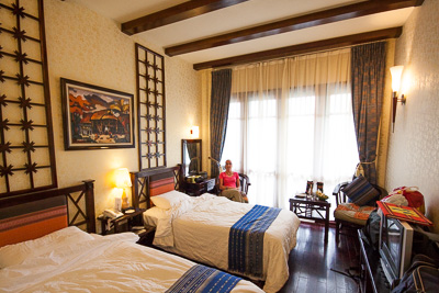 luxe kamer in de Mai Chau Lodge
